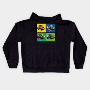 Rainbow Kribs - Cool Tropical Fish Kids Hoodie